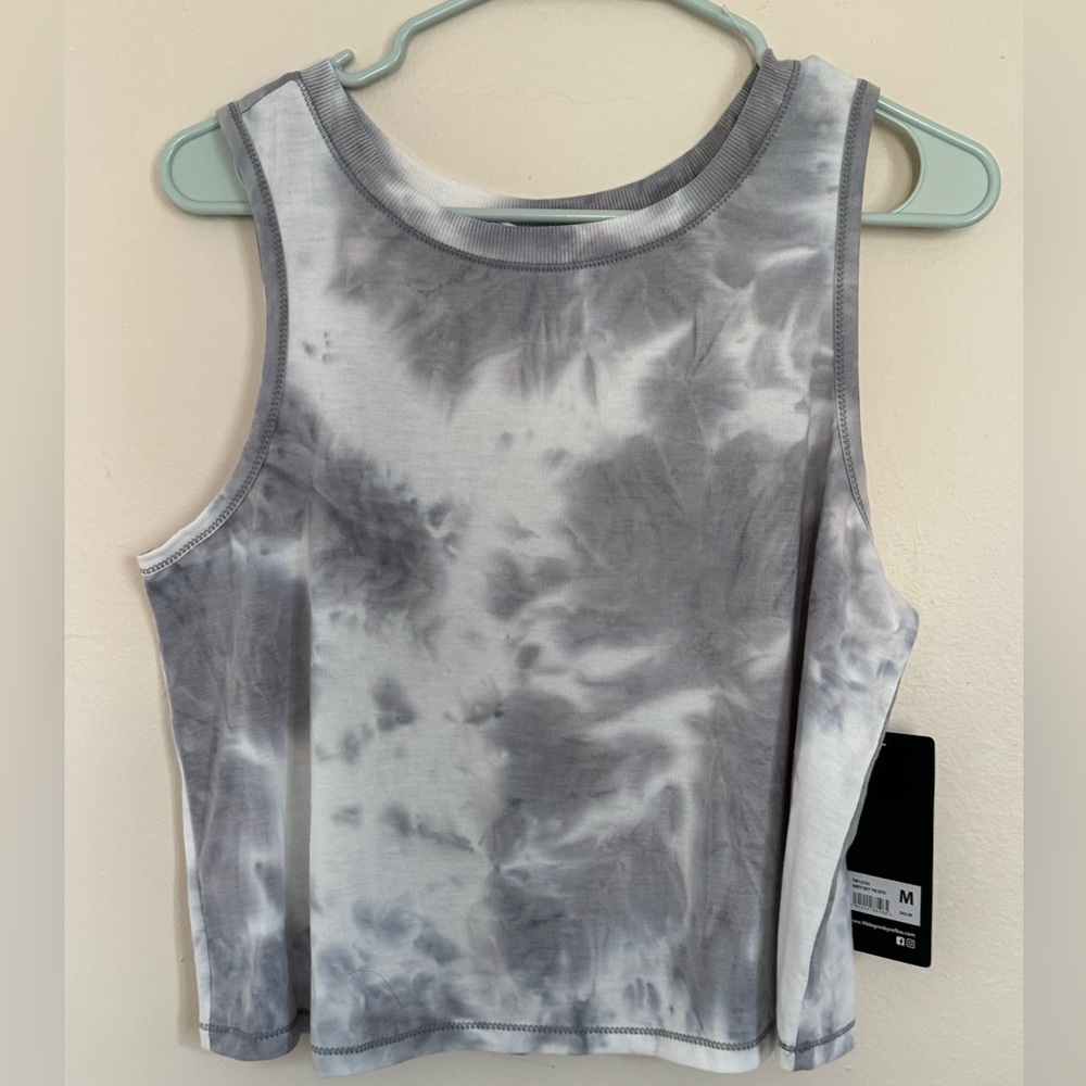 NEW 90 Degree by Reflex Women's Tie Dye Cropped Tank